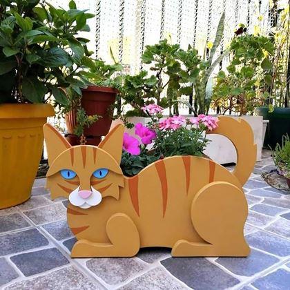 Imaginea din Husă decorativă pentru ghiveci – pisicuță
