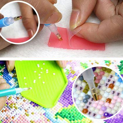 Imaginea din Pictură cu diamante fosforescentă  -  lup