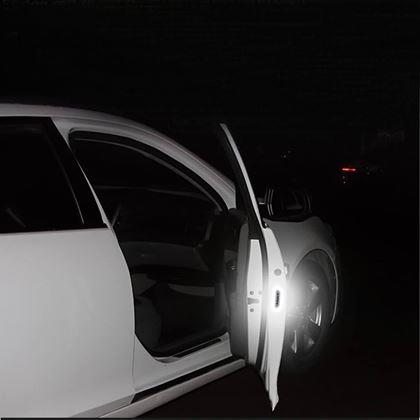 Imaginea din Autocolante reflectorizante pentru autoturisme 4 buc  -  alb