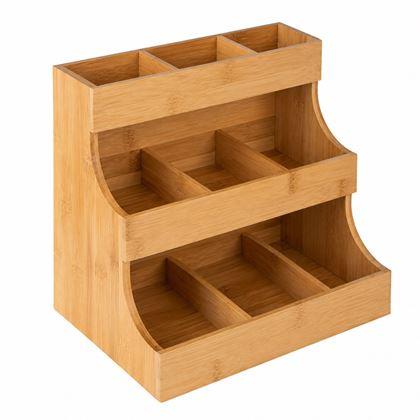 Imaginea din Organizator de ceai din lemn