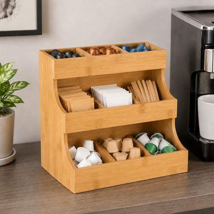 Imaginea din Organizator de ceai din lemn