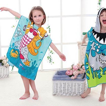 Imaginea din Prosoape de baie poncho pentru copii  -  sirena