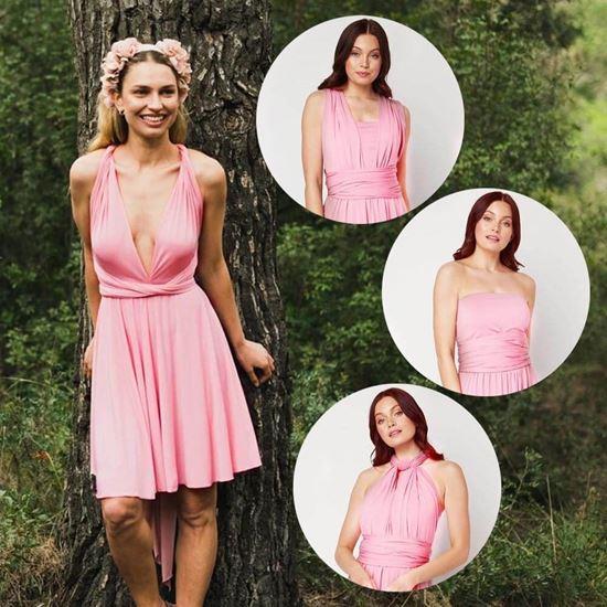 Imaginea din Rochie scurtă universală  -  roz