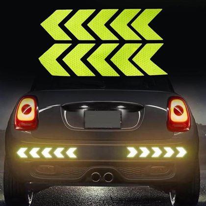 Imaginea din Autocolante pentru mașină  -  săgeți galbene