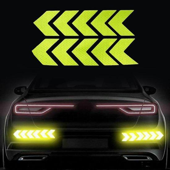 Imaginea din Autocolante pentru mașină  -  săgeți galbene