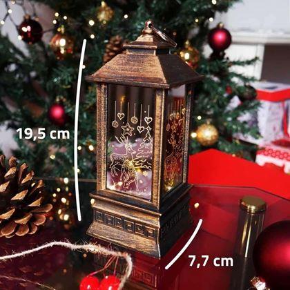 Imaginea din Lanterna de Crăciun cu LED  -  Reni