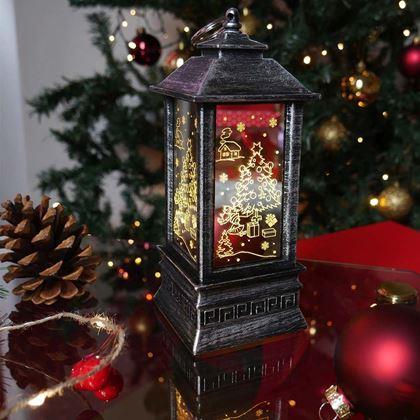 Imaginea din Lanterna de Crăciun cu LED  -  brad