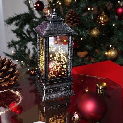 Imaginea din Lanterna de Crăciun cu LED  -  brad