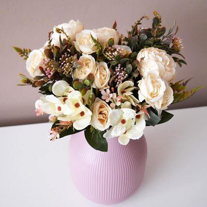 Imaginea din Flori artificiale decorative  -  crem