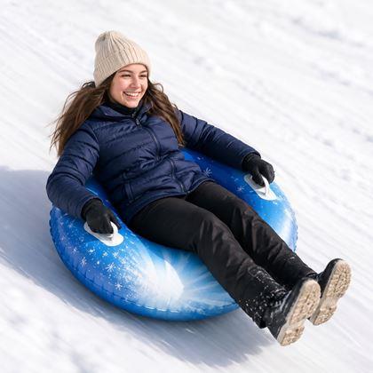 Imaginea din Snow tube gonflabil de 80 cm cu mânere