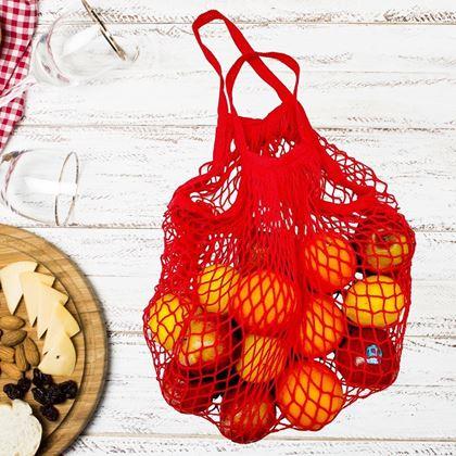 Imaginea din Plasă retro din bumbac -  roșie