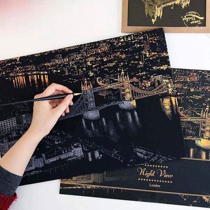 Imaginea Tablou răzuibil -  Londra