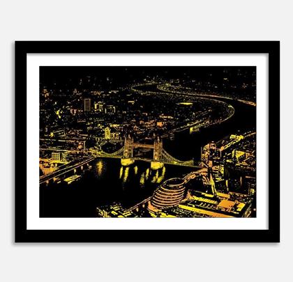 Imaginea din Tablou răzuibil -  Londra