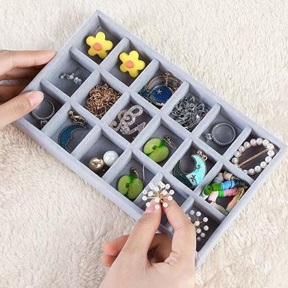 Imaginea din Organizator pentru bijuterii pentru sertare  -  compartimente mici