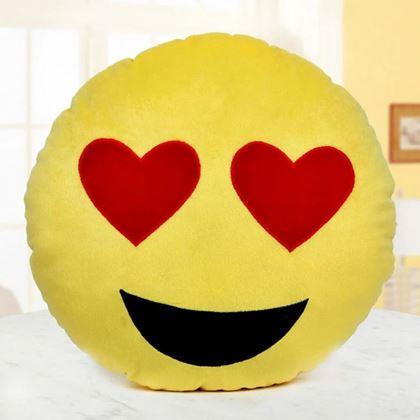Imaginea din Emoji pernă  -  îndrăgostit