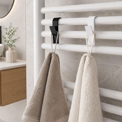 Imaginea 2 bucăți cârlige de agățat pentru radiator tip scară