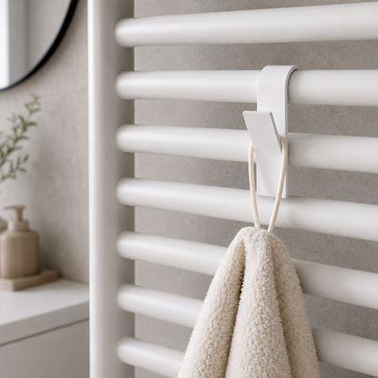 Imaginea 2 bucăți cârlige de agățat pentru radiator tip scară