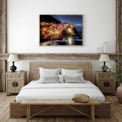 Imaginea din Pictură cu diamante cu ramă  -  Cinque Terre