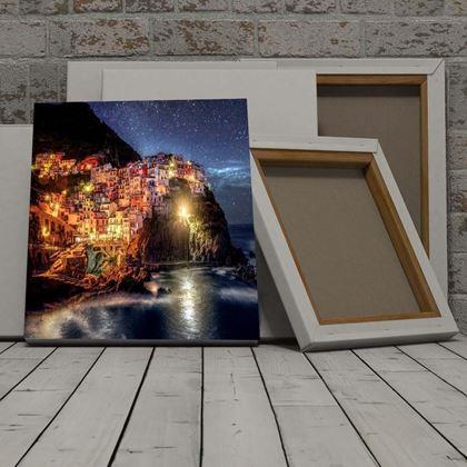 Imaginea din Pictură cu diamante cu ramă  -  Cinque Terre