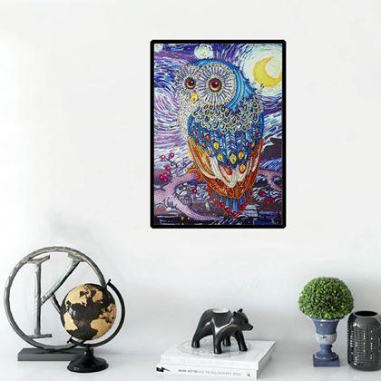 Imaginea din Pictură cu diamante specială  -  bufnița