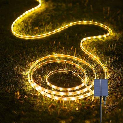 Imaginea din Bandă solară cu LED-uri 3 m  -  alb cald