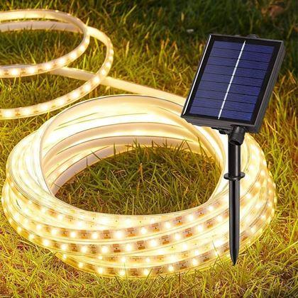 Imaginea din Bandă solară cu LED-uri 3 m  -  alb cald