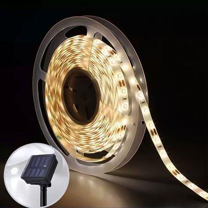 Imaginea din Bandă solară cu LED-uri 3 m  -  alb cald
