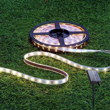 Imaginea din Bandă solară cu LED-uri 3 m  -  alb cald