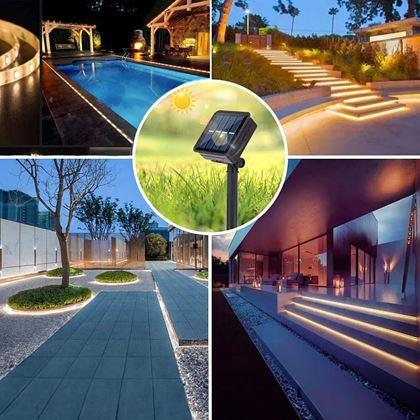 Imaginea din Bandă solară cu LED-uri 5 m  -  alb rece