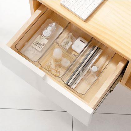 Imaginea din Organizator transparent - lung dreptunghiular