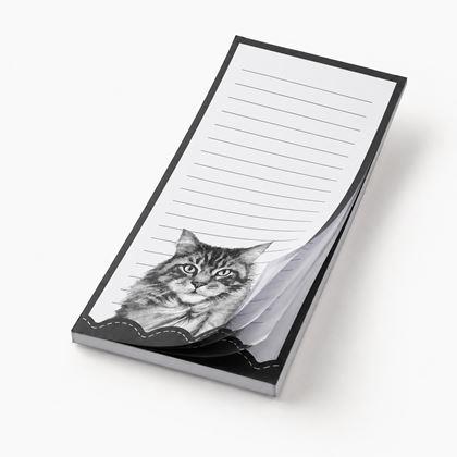 Imaginea din Bloc magnetic pentru frigider - pisică, 50 de foi