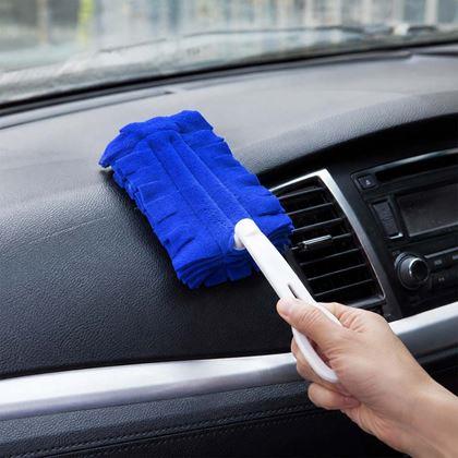Imaginea din Praf de șters lavabil din microfibră cu coadă, set de 5 bucăți