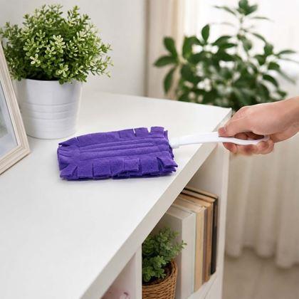Imaginea din Praf de șters lavabil din microfibră cu coadă, set de 5 bucăți