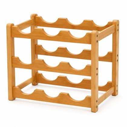 Imaginea din Suport din lemn pentru vin, 9 sticle