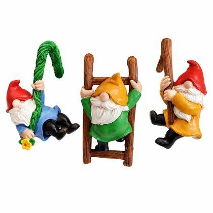 Imaginea din Set de 3 figurine decorative mici pentru ghiveci