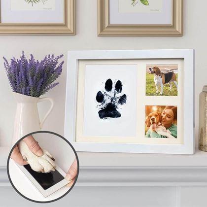 Imaginea din Set pentru amprenta lăbuței - Set pentru amprenta lăbuței cu ramă pentru fotografii