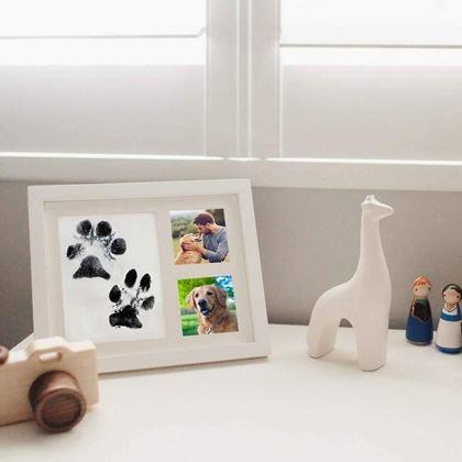 Imaginea din Set pentru amprenta lăbuței - Set pentru amprenta lăbuței cu ramă pentru fotografii