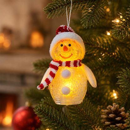 Imaginea Om de Crăciun LED om de zăpadă luminos