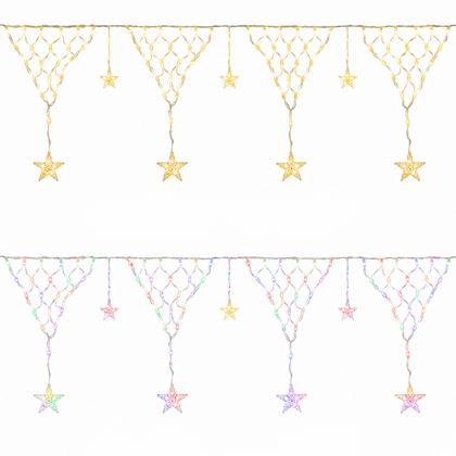 Imaginea din Draperie luminoasă LED de Crăciun pentru exterior, 4 m - lumină albă caldă