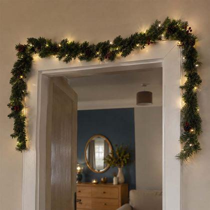 Imaginea din Ghirlandă decorativă de Crăciun cu lumini