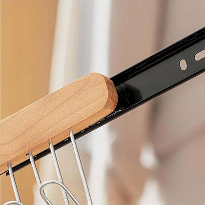 Imaginea din Suport extensibil pentru dulap, cu 8 cârlige