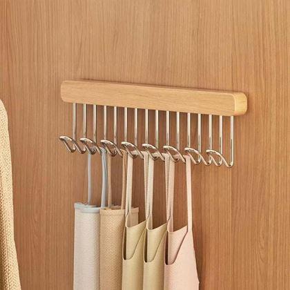 Imaginea din Suport extensibil pentru dulap, cu 8 cârlige