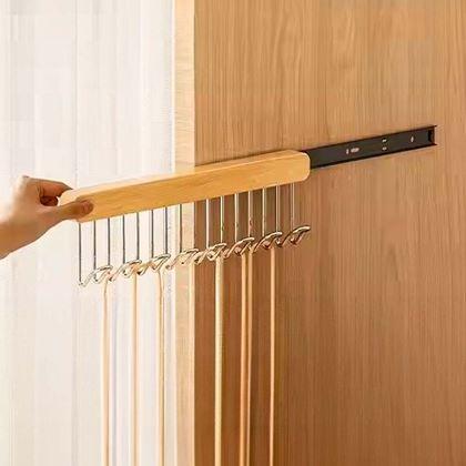 Imaginea din Suport extensibil pentru dulap, cu 8 cârlige