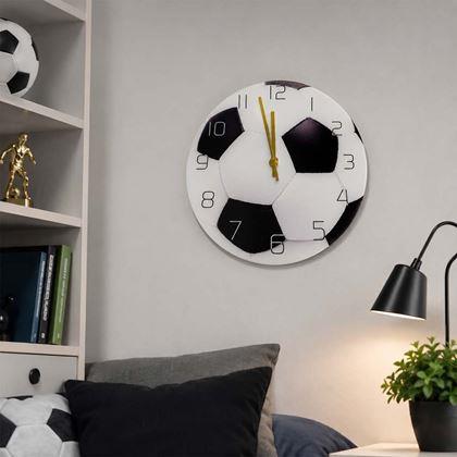 Imaginea din Ceas de perete - minge de fotbal