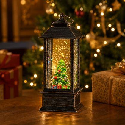 Imaginea din Decorațiune de Crăciun – felinar LED - brăduț