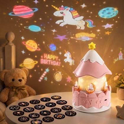 Imaginea din Proiector de noapte unicorn - 21 de motive luminoase