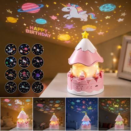 Imaginea din Proiector de noapte unicorn - 21 de motive luminoase