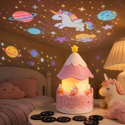 Imaginea din Proiector de noapte unicorn - 21 de motive luminoase