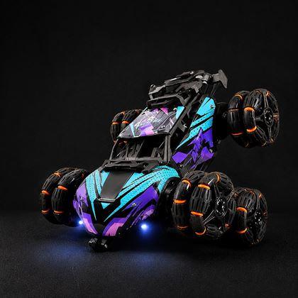 Imaginea din Mașină sport transformabilă RC cu telecomandă – rotație 360°, efecte LED și de fum