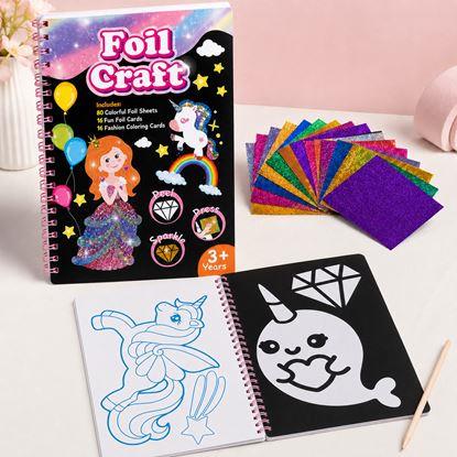 Imaginea Caiet creativ cu desene de colorat sclipitoare